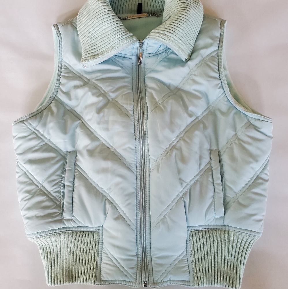 Daisy Fuentes Mint Quilted Vest